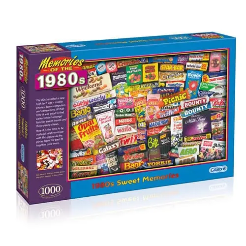 1980s Sweet Memories Puzzle (1000 pieces)