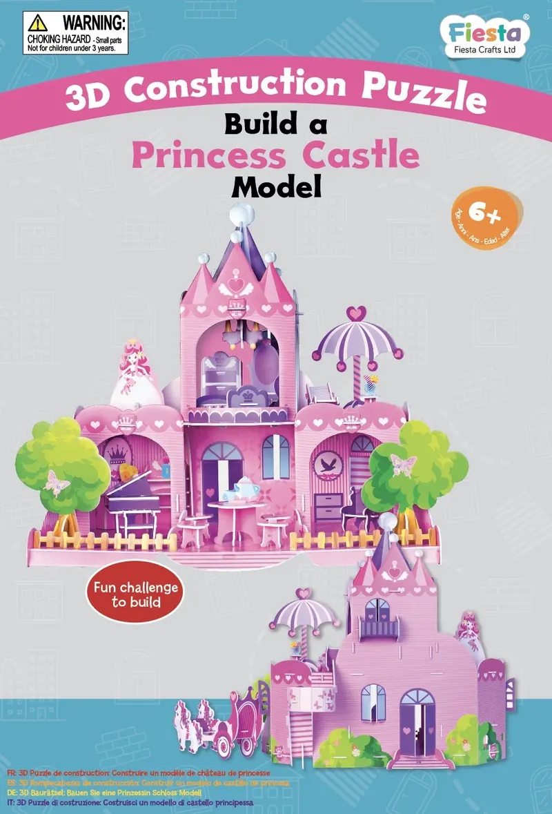 3D Princess Castle - Construction Craft