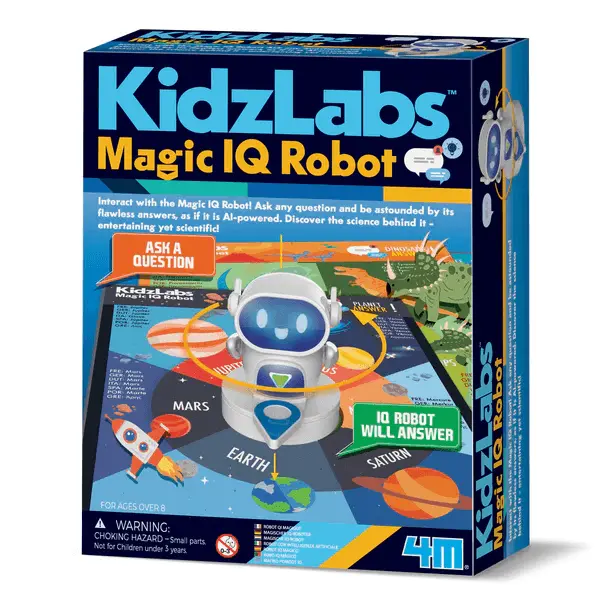 4M KidzLabs Build a Magic IQ Robot Children's STEM Kit for Ages 5 & Up