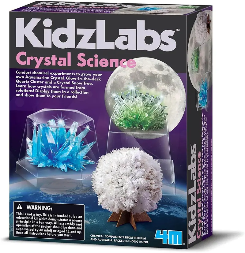 4M KidzLabs Crystal Science Experiment Kit for Teenagers Ages 14 & Up