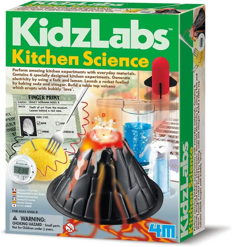 4M KidzLabs Kitchen Science Children's Experiment Kit for Ages 8 & Up