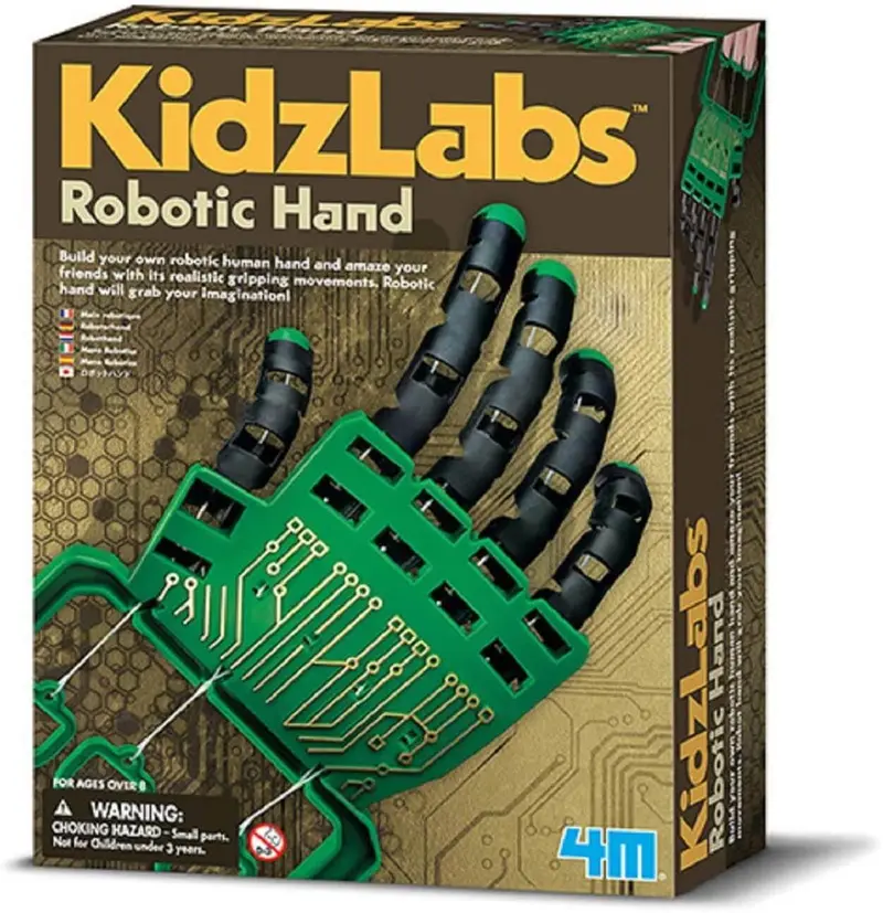 4M KidzLabs Robotic Hand Children's Construction Kit for Ages 8 and Up