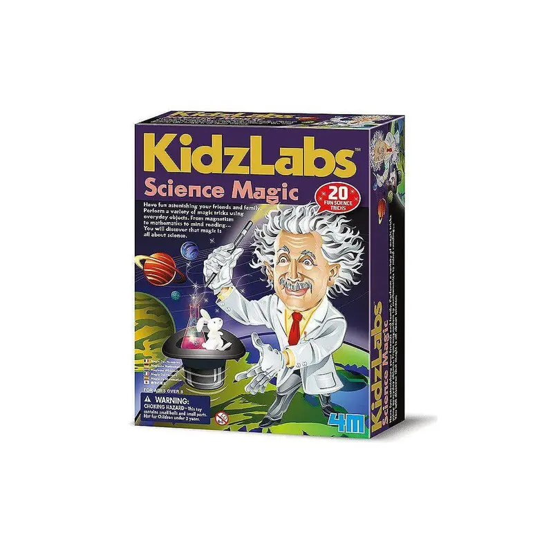 4M KidzLabs Science Magic Kit with 20 Tricks for Children Ages 8 & Up