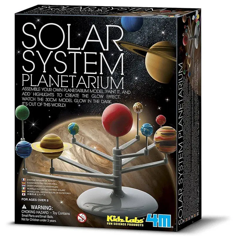 4M KidzLabs Solar System Planetarium Model Making Kit for Ages 8 & Up