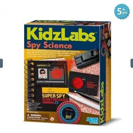 4M KidzLabs Spy Science Interactive STEM Kit for Children Ages 8 & Up