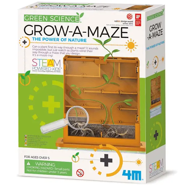 4M STEAM Powered Kids Green Science Grow A Maze Kit for Ages 5 and Up
