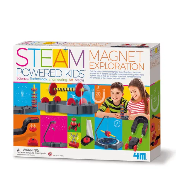 4M STEAM Powered Kids Magnet Exploration Experiment Kit for Age 5 & Up