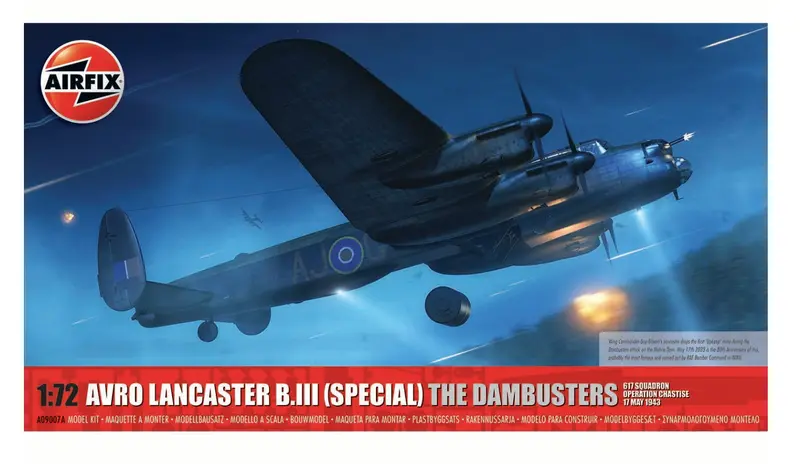 Airfix 1/72 Avro Lancaster B.III (SPECIAL) THE DAMBUSTERS (A09007A)