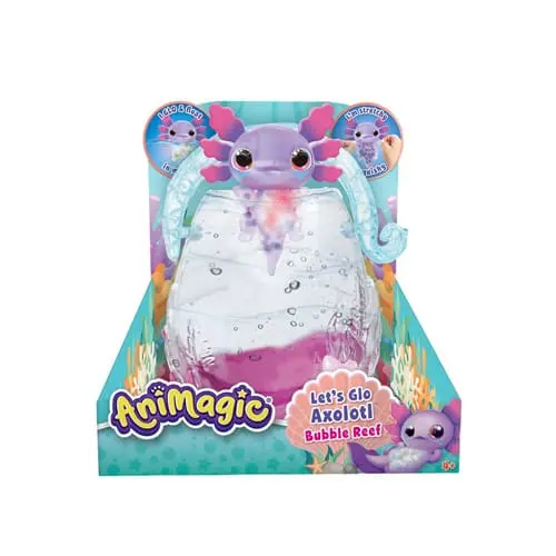Animagic Let's Glo Axolotl Bubble Reef