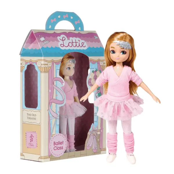 Ballet Class Lottie Doll in Pink Tutu for Children for Ages 3 and Up