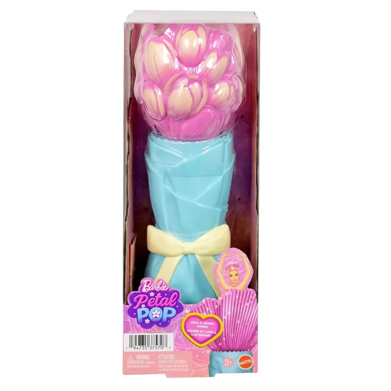 Barbie Petal Pop Flower Reveal Fashion Doll