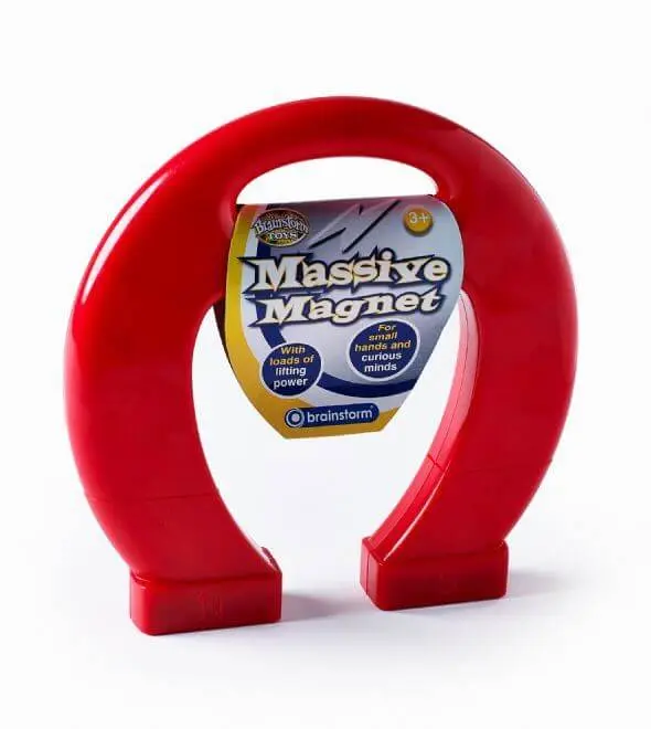 Brainstorm Massive Red Horseshoe Magnet Toy for Children Ages 3 and Up