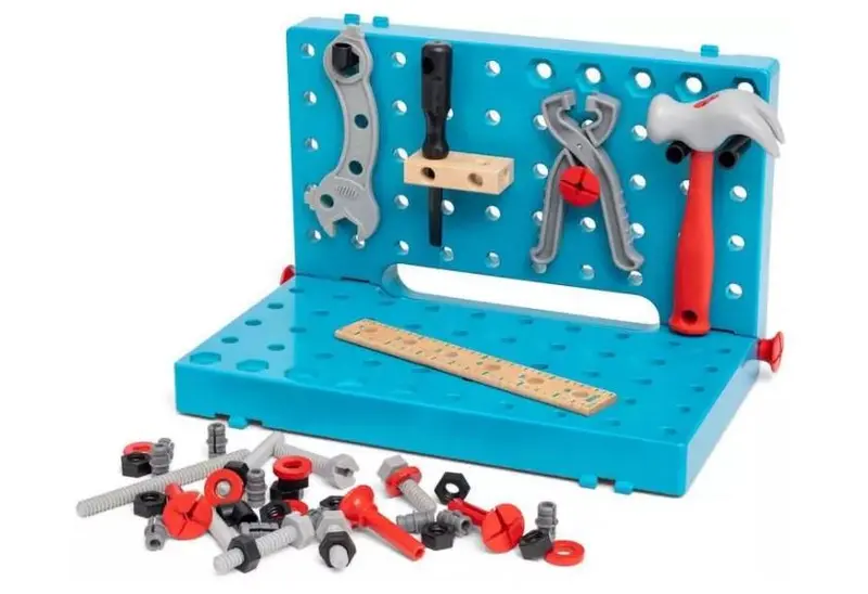 Brio Builder 34596 Work Bench 59 PC Construction Toy for Ages 3 and Up