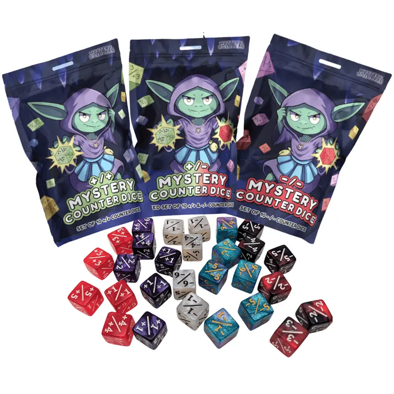 Counter Dice Mystery Bags - Plus Bags +/+ - Mystery Dice Goblin
