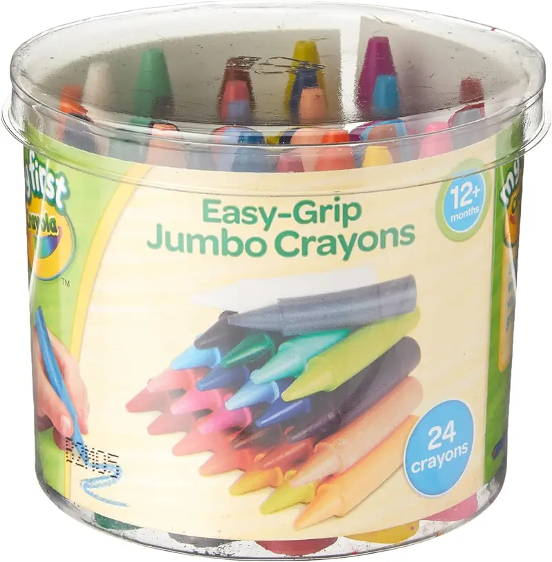 Crayola Pack of 24 My First Jumbo Crayons for Toddlers Ages 1 and Up
