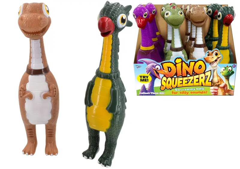 Dinosaur Squeezer Squishy Noisy Toy (SINGLE) for Children Age 3 and Up
