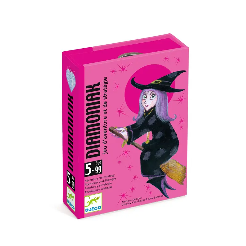 Djeco Diamoniak Strategy Playing Card Game for 2-4 Players Ages 5 & Up