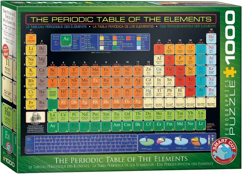 Eurographics The Periodic Table of the Elements 1000PC Jigsaw Ages 12+