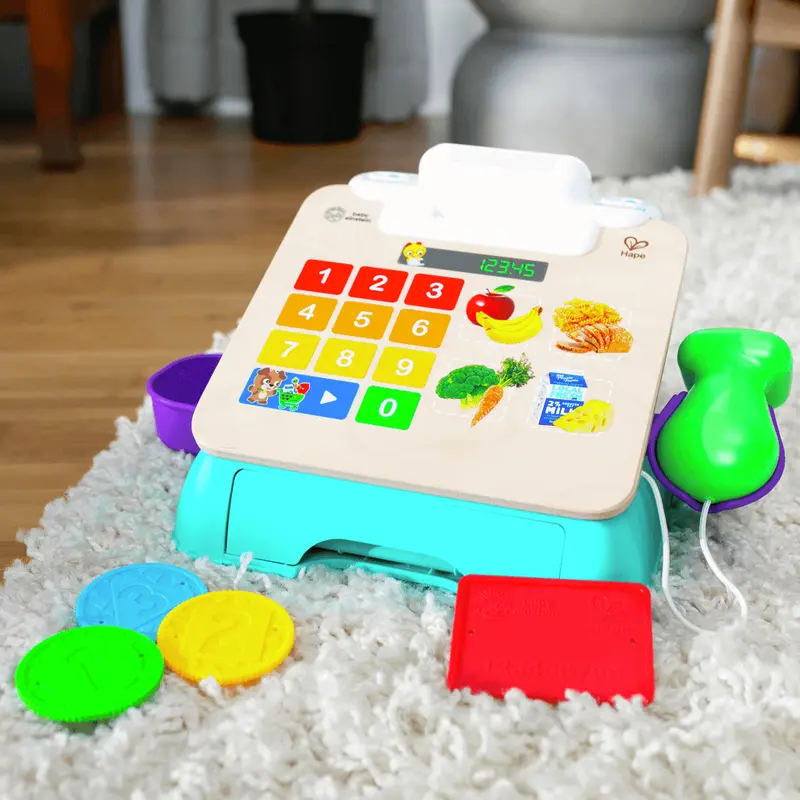 Hape Baby Einstein Magic Touch Cash Register FR/ES/EN/DE for Ages 9M+