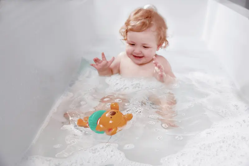 Hape Swimmer Teddy Wind-Up Bath or Pool Toy for Toddlers Ages 1 and Up