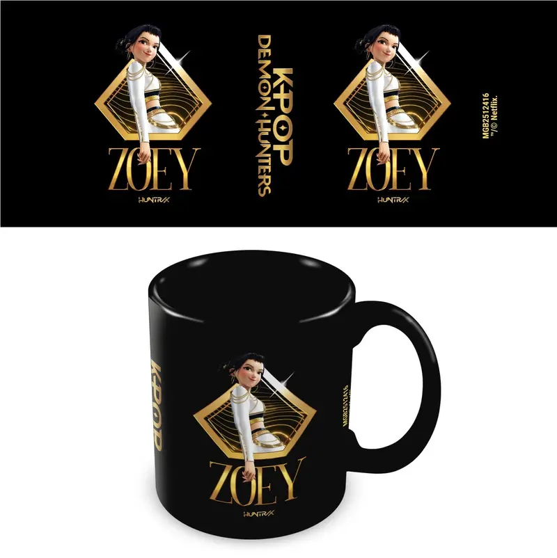 K-Pop Demon Hunters Golden Zoey Black Pod Mug