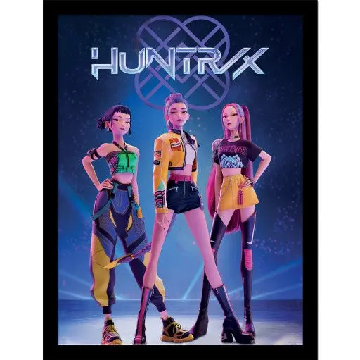 K-Pop Demon Hunters (Huntrix) Framed Print