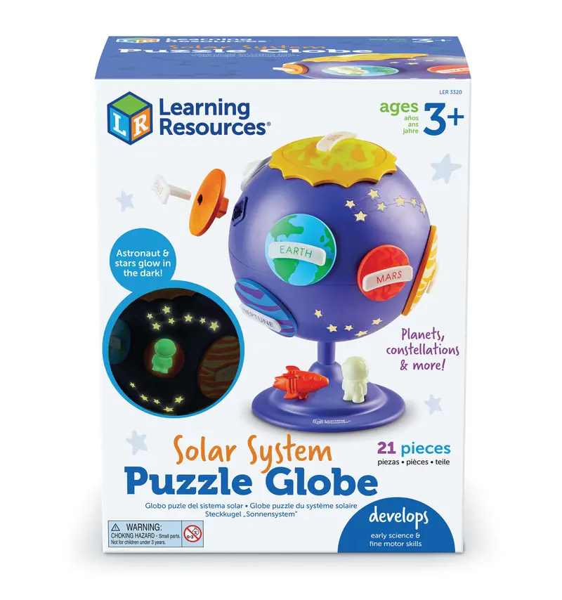 Learning Resources Solar System Puzzle Globe STEM Toy for Ages 5 & Up