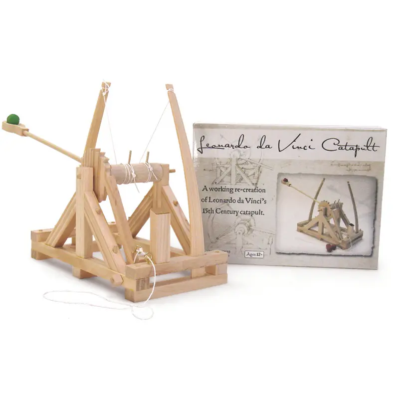 Pathfinders Build A Wooden Leonardo Da Vinci Catapult Kit for Ages 12+