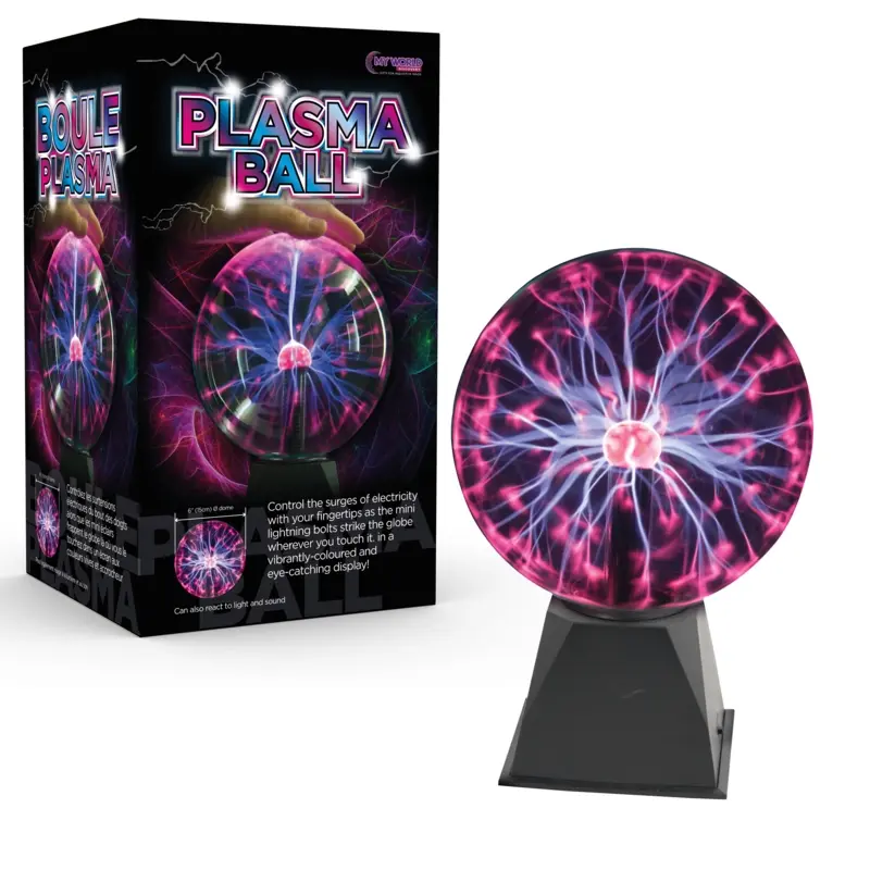 Plasma Ball 6" Lamp Touch Sensitive Novelty Science Gift