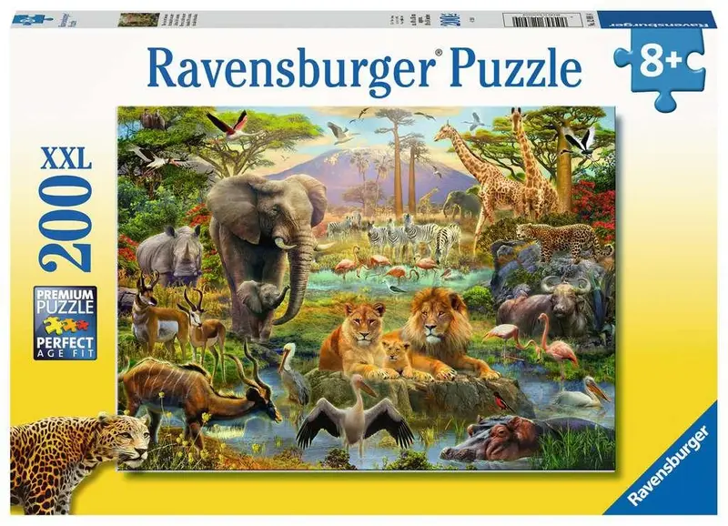 Ravensburger Animals of the Savanna 200 XXL Piece Jigsaw for Ages 8+