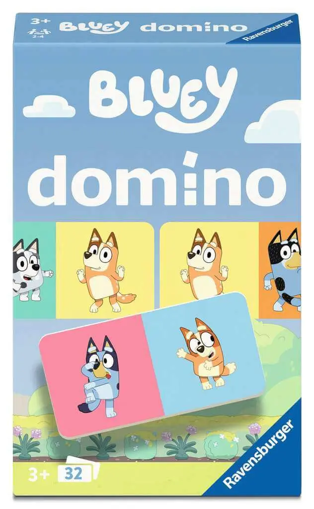 Ravensburger Bluey Dominoes For 2-4 Players Ages 3 and up