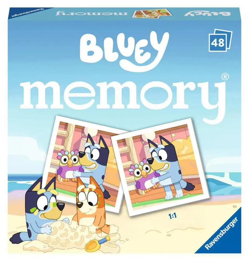 Ravensburger Bluey Mini Memory Picture Card Game For 2 to 6 Players 3+