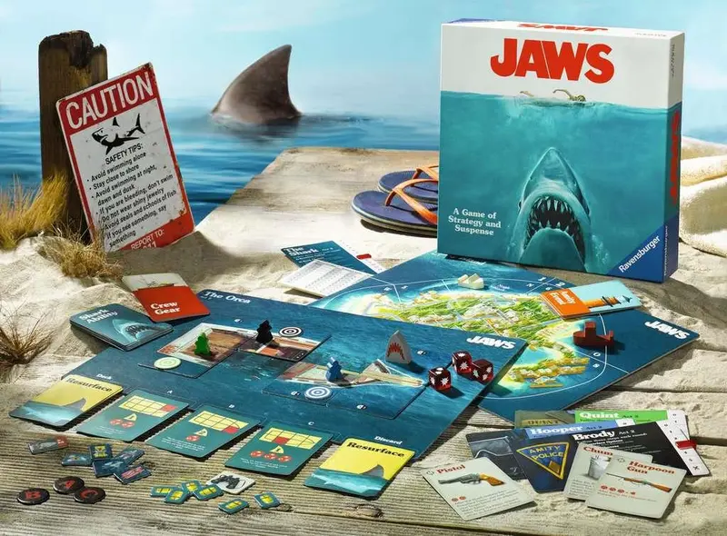Ravensburger Jaws Strategy Board Game for 2 to 4 Players Ages 12 & Up