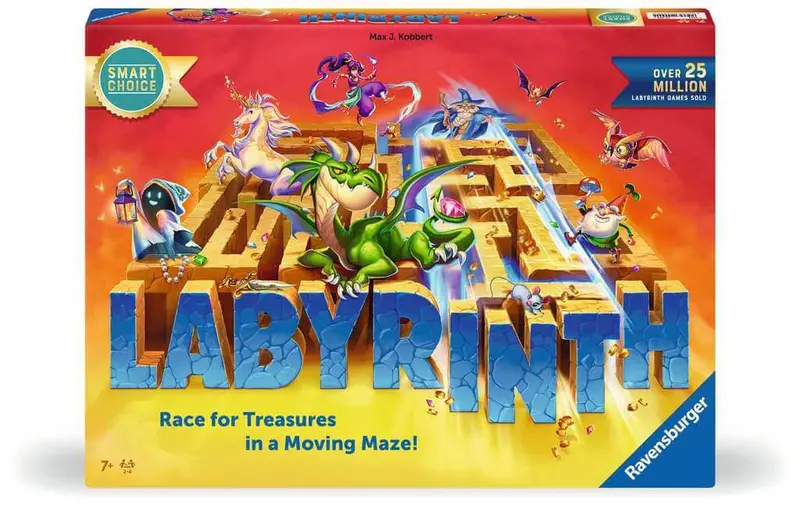 Ravensburger Labyrinth Board Games For 2-4 Players Ages 7+