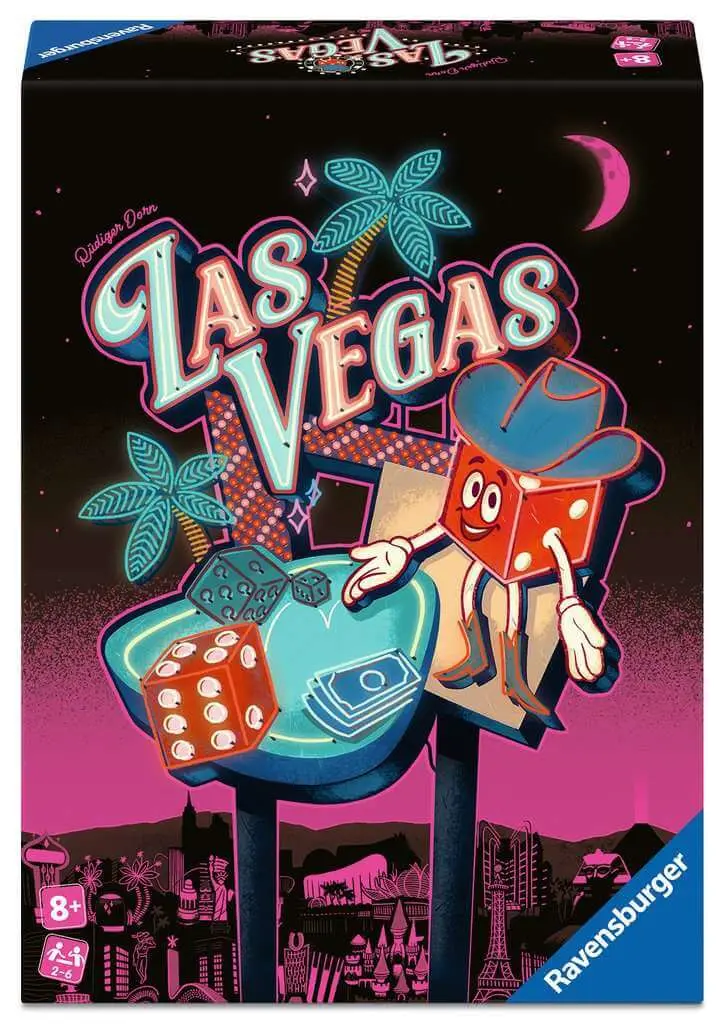 Ravensburger Las Vegas Party Board Game For 2-6 Players Ages 8 and up