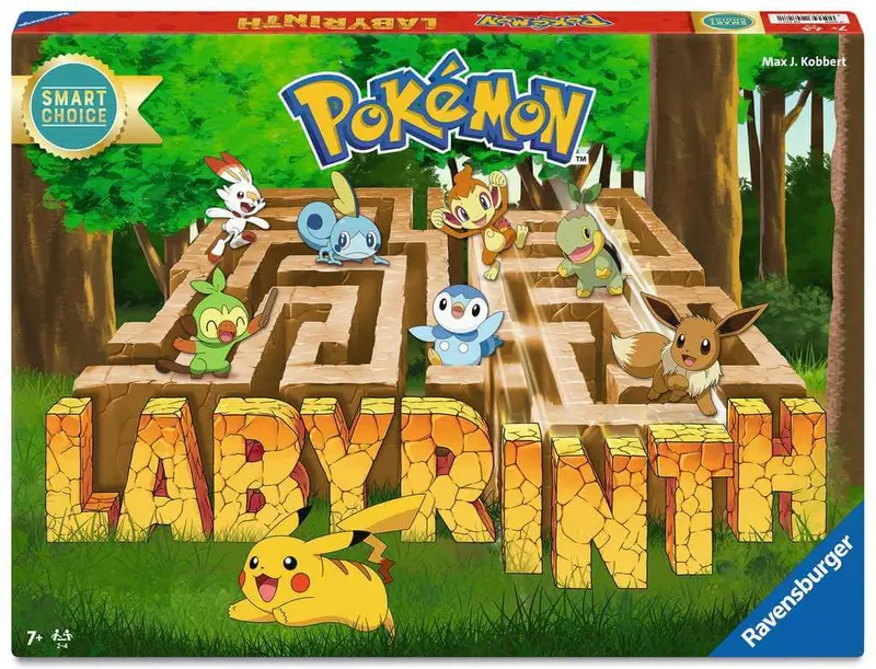 Ravensburger Pokemon Labyrinth Family Board Game 2-4 Players Ages 7+