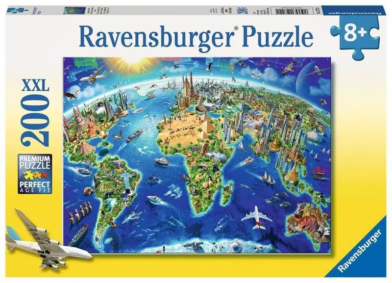 Ravensburger World Landmarks 200 XXL Piece Jigsaw for Ages 8 and Up