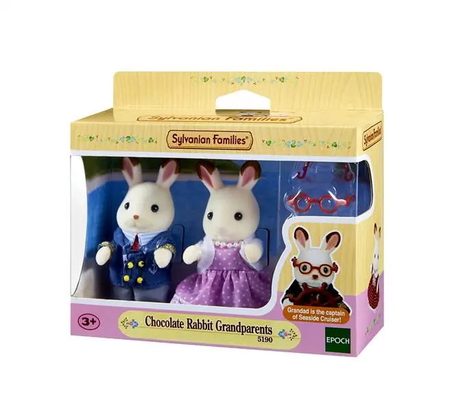 Sylvanian Families Chocolate Rabbit Grandparents