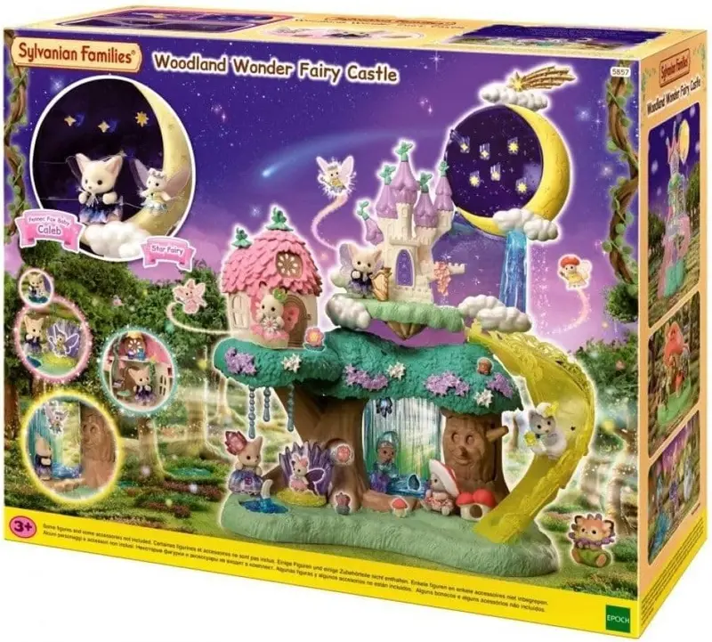 Sylvanian Families Woodland Wonder Fairy Castle Toy Playset for Age 3+
