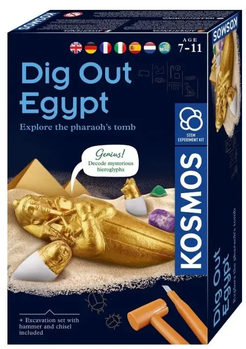 Thames & Kosmos Dig Out Egypt Archeology Kit for Children Age 7 and up