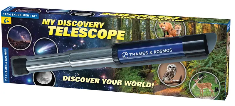 Thames & Kosmos My Discovery Telescope STEM Gadget Toy for Ages 6 & Up