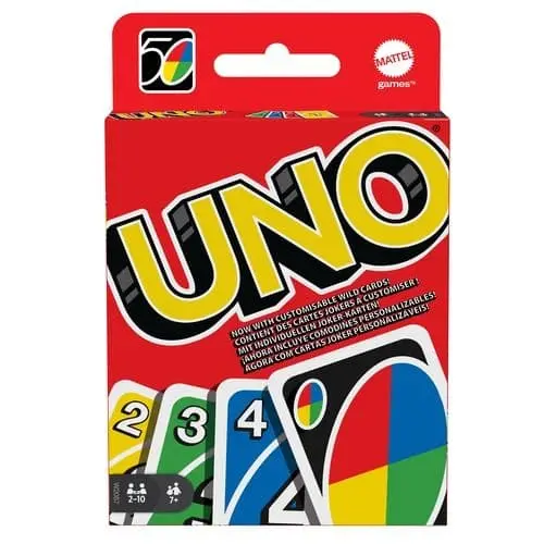Uno The Classic Card Game Suitable for 2 to 10 Players Ages 7 and Up