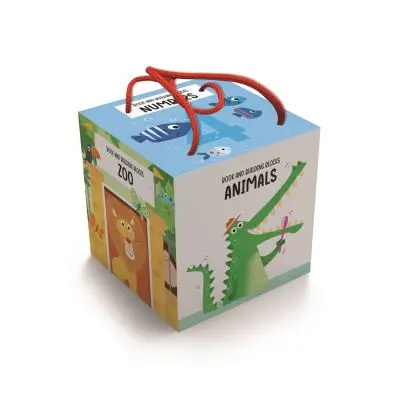 Zoo (Book and Building Blocks) Board book – Box set, 6 Oct. 2022