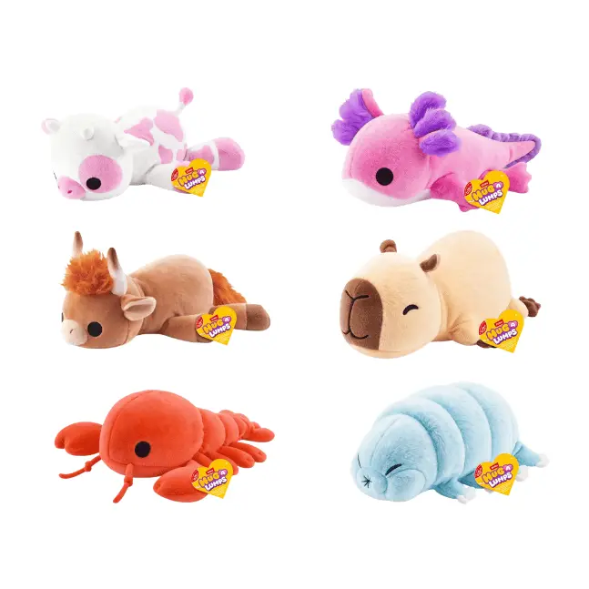 ZURU Hug-A-Lumps Fuzzy Small Weighted Plush – Choose Your Character (0.6 kg)