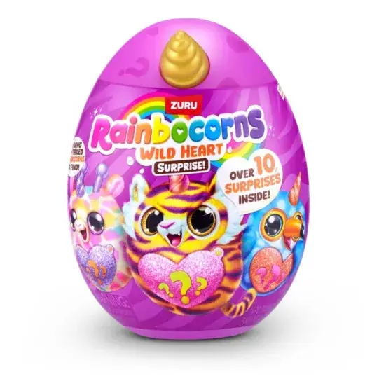 ZURU Rainbocorns Wild Heart Surprise Plush Egg (Styles Vary)